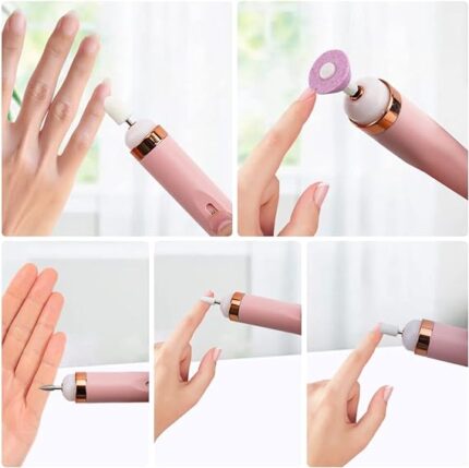 5 In 1 Professional Manicure & Pedicure Tool – Nail Grinding, Shaping, and Buffing Machine