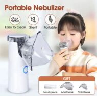 portable mesh nebulizer compact silent rechargeable device