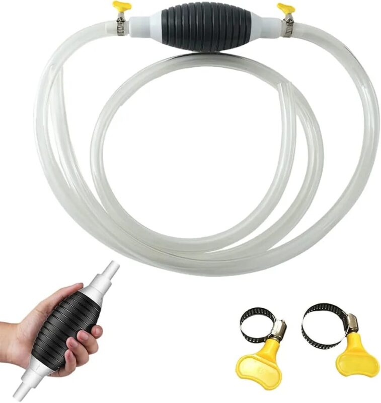 manual siphon pump for fuel transfer
