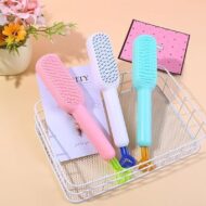 2-in-1 Self-Cleaning Hair Brush detangling long hair