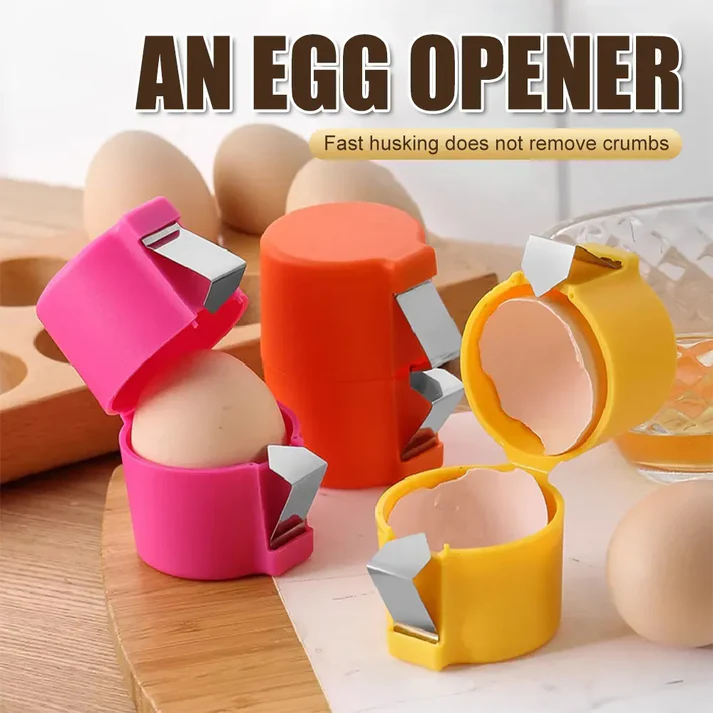 Egg Shell Opener & Separator Tool 2-in-1 Kitchen Gadget