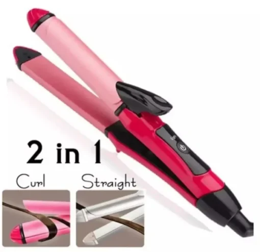 2 in 1 Nova Hair Straightener & Curler Premium Styling Tool