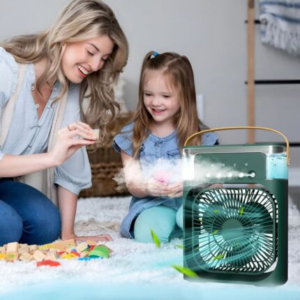 mini air cooler fan with humidifier