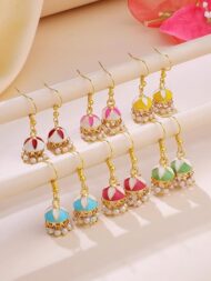 Meenakari Jhumka Combo