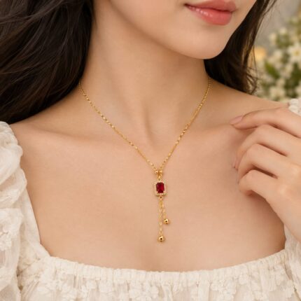 RoyalGlow - China Gold Pendant - Elegant Gold Plated Fashion Jewelry - New Design Variant - Standard Size