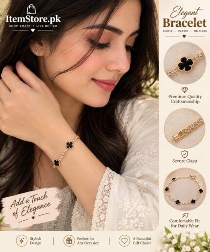 RoyalGlow - Korean Bracelet - Elegant Korean Style Bracelet with Sparkling Details - Fashion Jewelry - Golden & Silver Variants - Adjustable Size